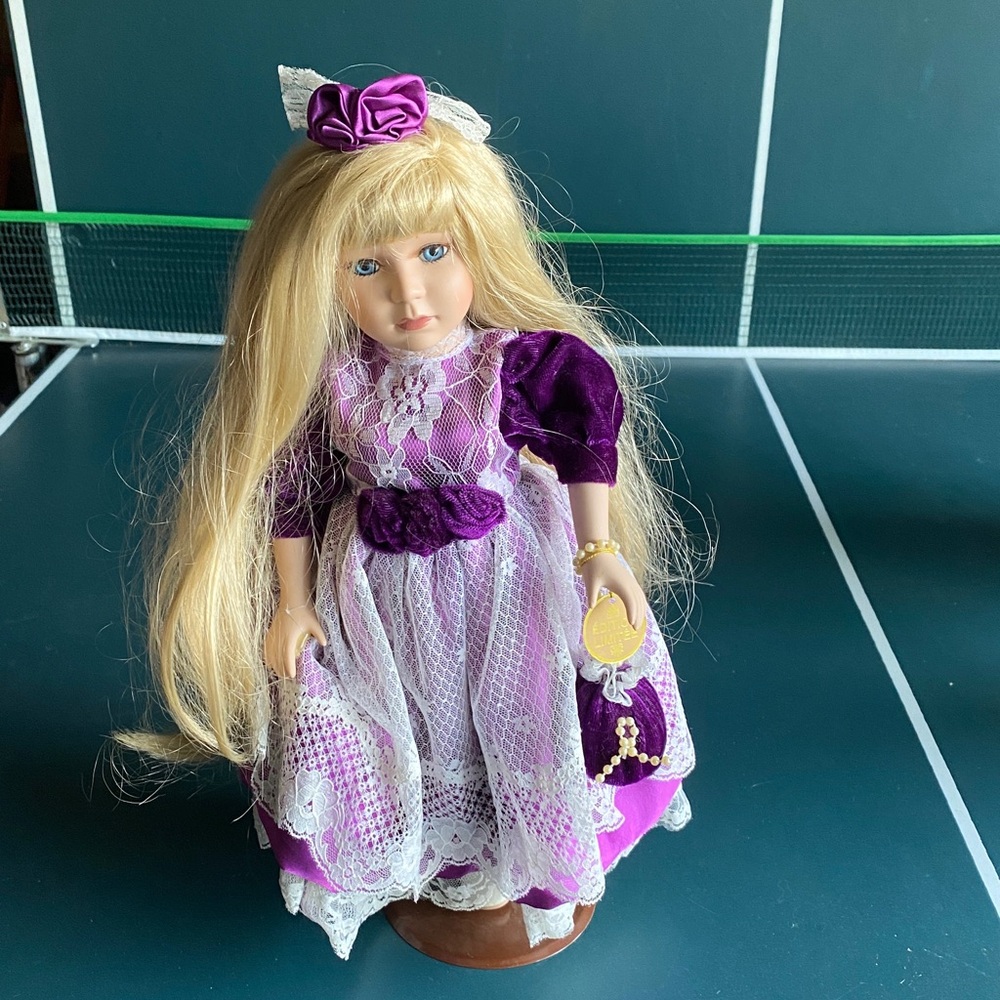 Limited edition porcelain doll, approx 17".